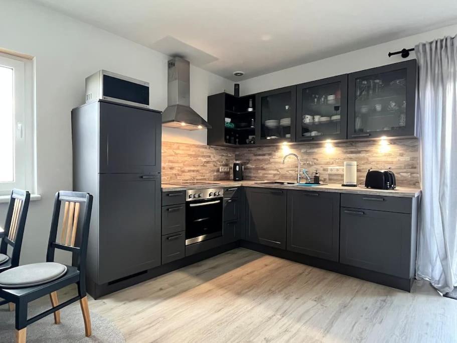Appartement Buechensaal Mit Stellplatz Erlensee Kültér fotó